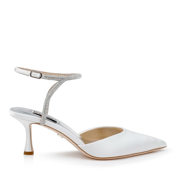 Badgley Mischka White Heels - Picture 2 of 5